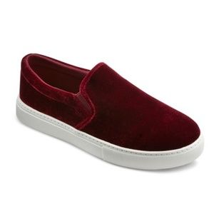 Size 10 Red Velvet Sneakers Mossimo Supply